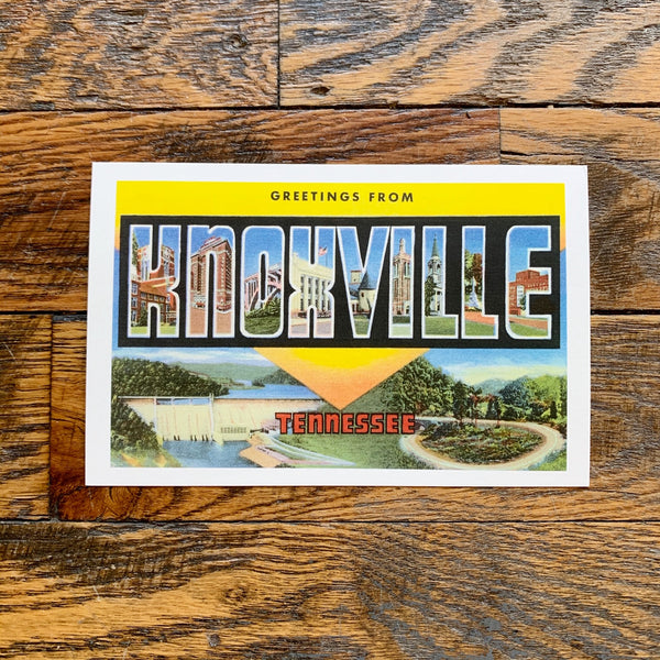 Scenes of Knoxville Postcard