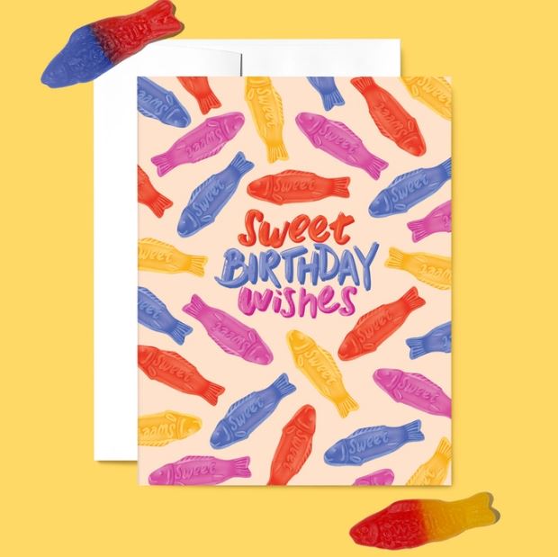 Swedish Fish Card