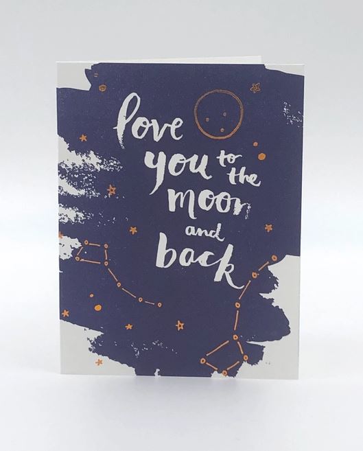 Love You to the Moon and Back Card