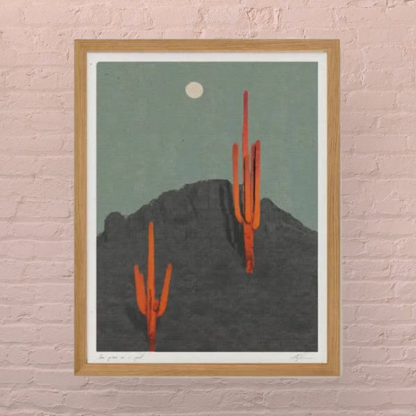Two Peas in a Pod (Cacti) Print