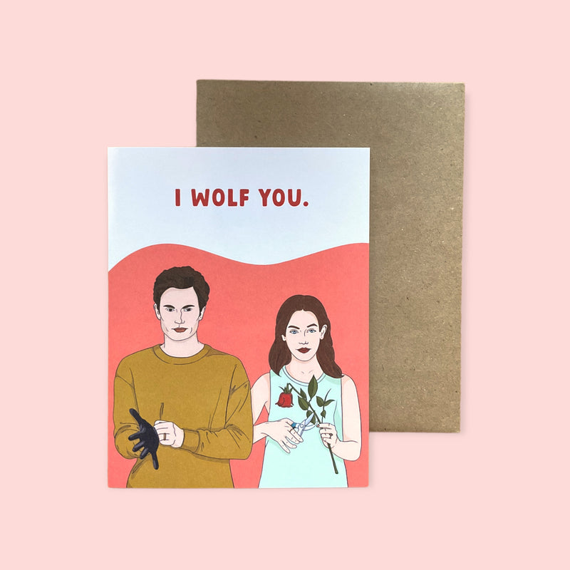 I Wolf You - Love Card