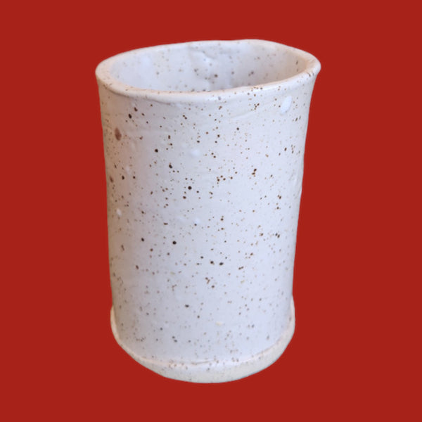 Cream Speckle Vase - Cheri Pollack