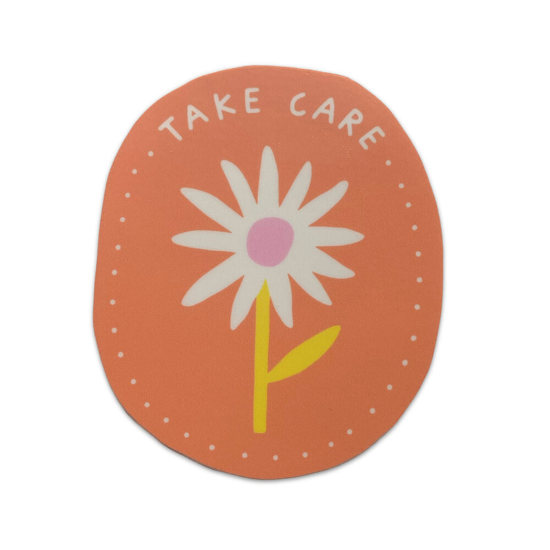 Take Care Flower Sticker