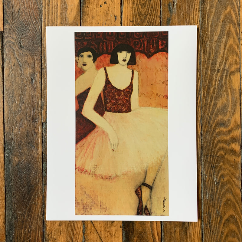 Seated Dancers (8.5x11) Print - Cynthia Markert