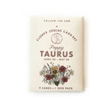 Flower Zodiac Card Pack - Taurus