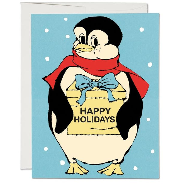 Holiday Penguin Card