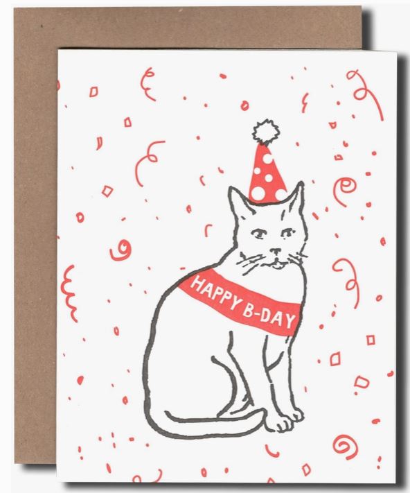 Cat Bday Card