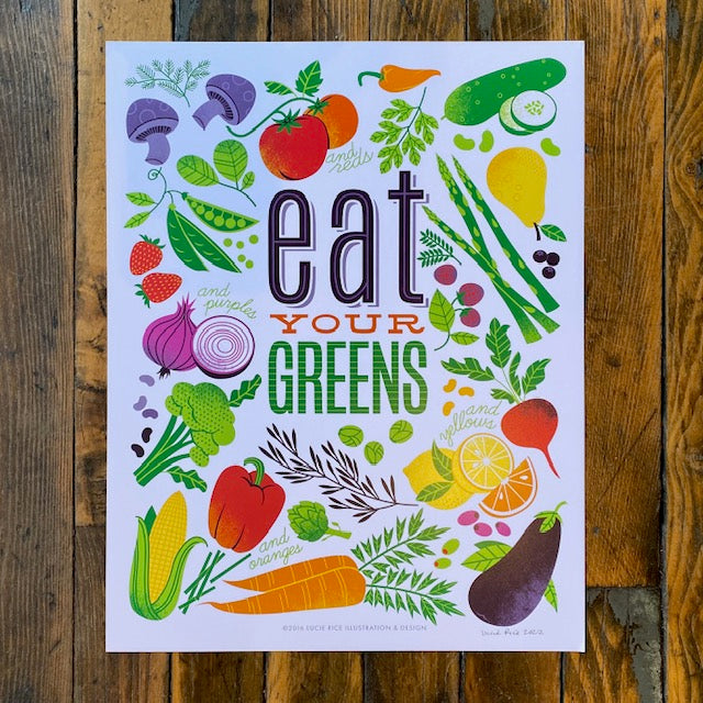 Eat Your Greens Print