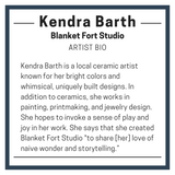 Girl with Earrings Planter 3 - Blanket Fort Studio