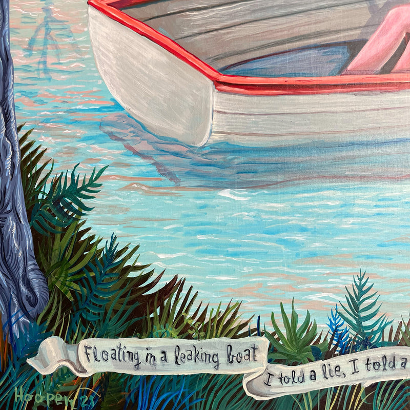 Leaking Boat - Mr. Hooper Art