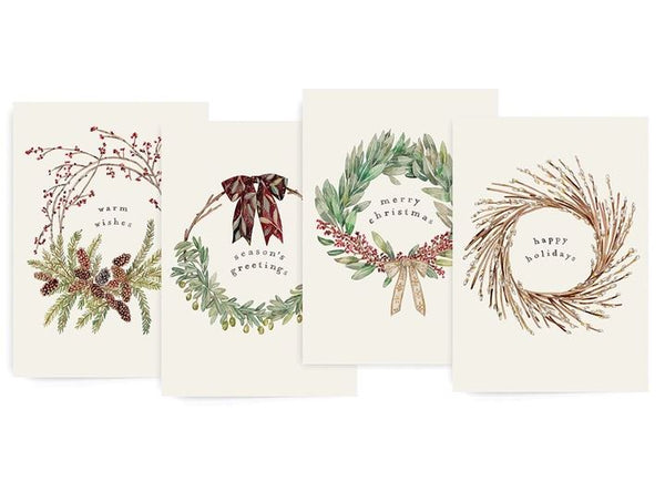 Holiday Wreath Variety - Boxed Cards