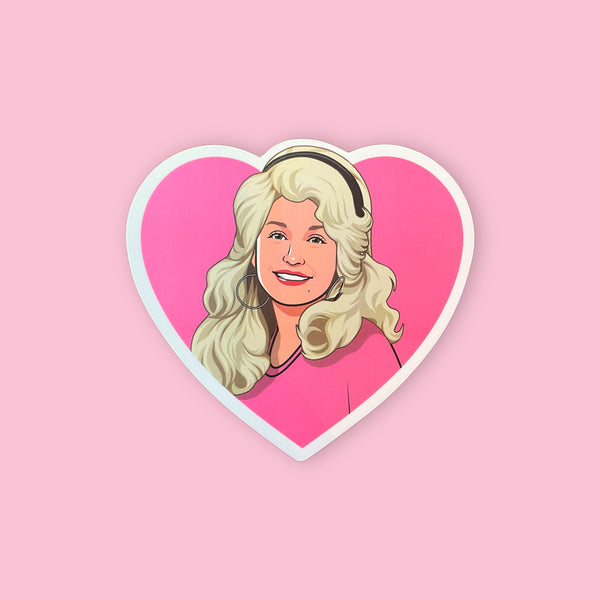 Dolly Heart Sticker