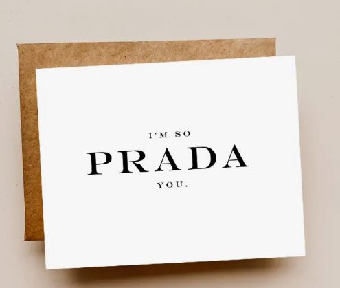 So Prada You - Card