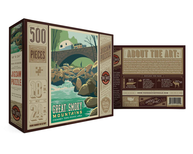 Great Smoky Mountains - Chimney Tops - 500 Pieces