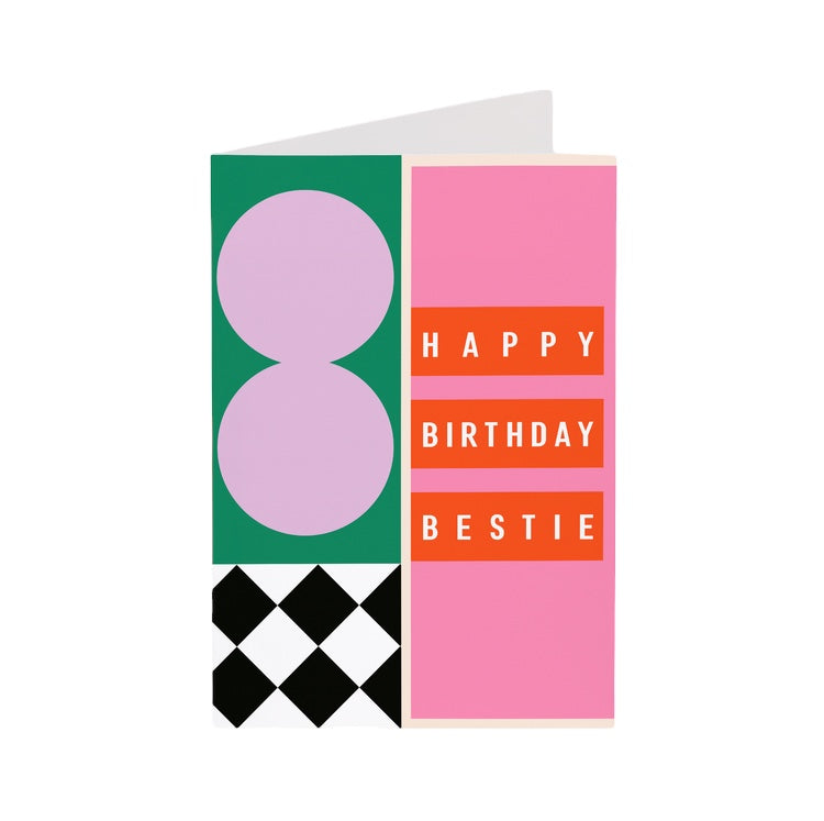 Bestie Birthday Card