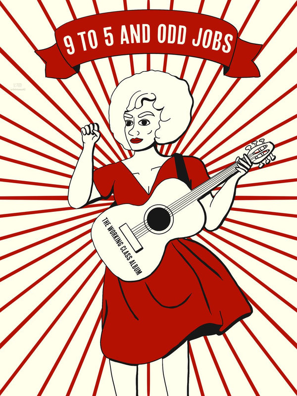 Sing For The Common Woman, Anna Greer, Dolly Parton Print