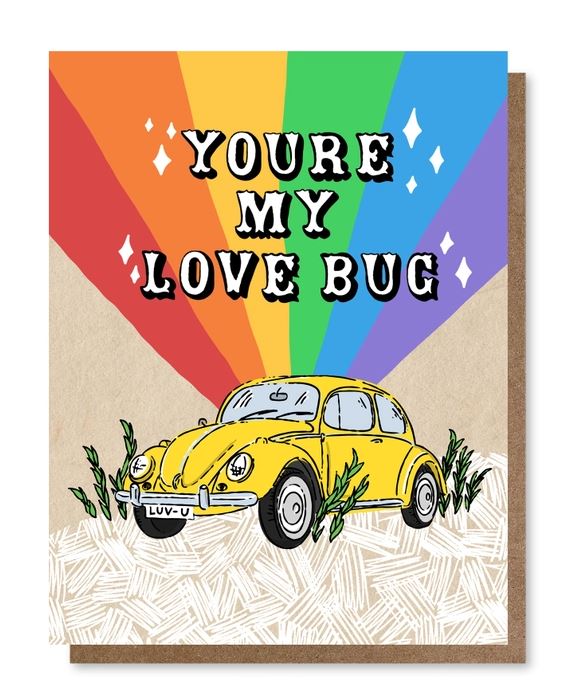 You're My Love Bug Card