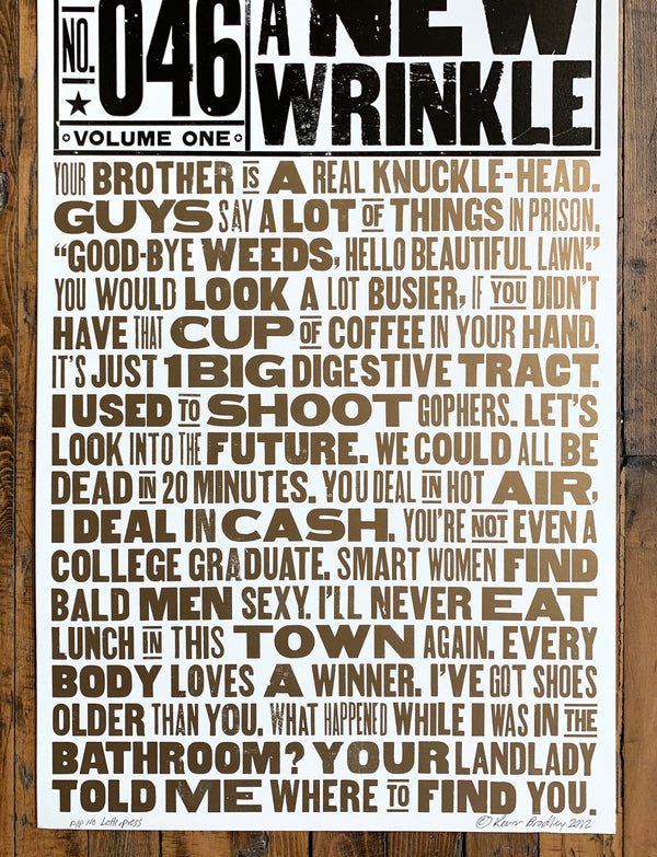 Storetry #46  - A New Winkle - Kevin Bradley