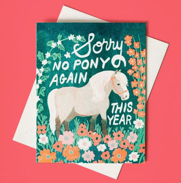 No Pony Card