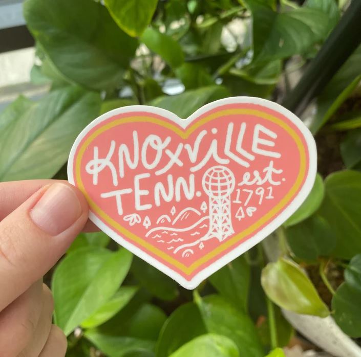 Knoxville Heart Sticker