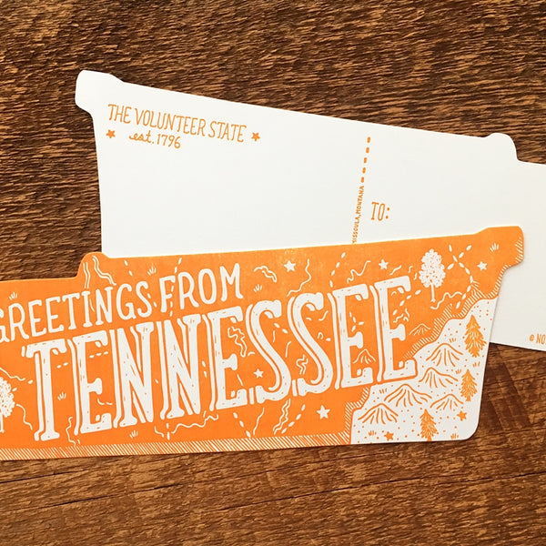 Tennessee State - Postcard