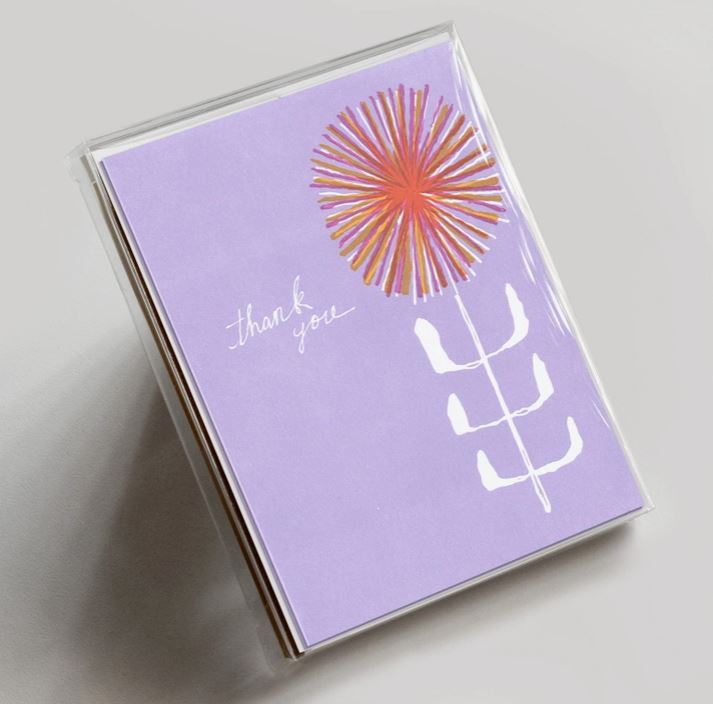 Thistle Thank You Card - Set of 6