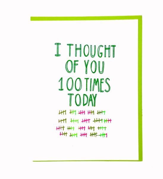 Thought of You 100x Card