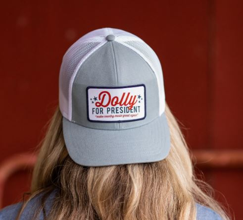 Dolly for President Trucker Hat - Grey