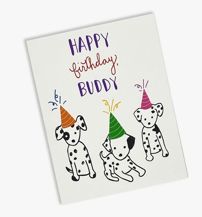 Happy Birthday Buddy Card