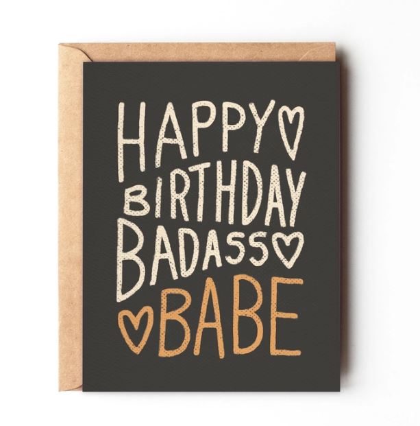 Badass Babe Card