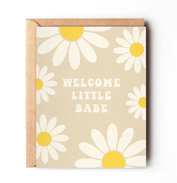 Welcome Little Baby Card