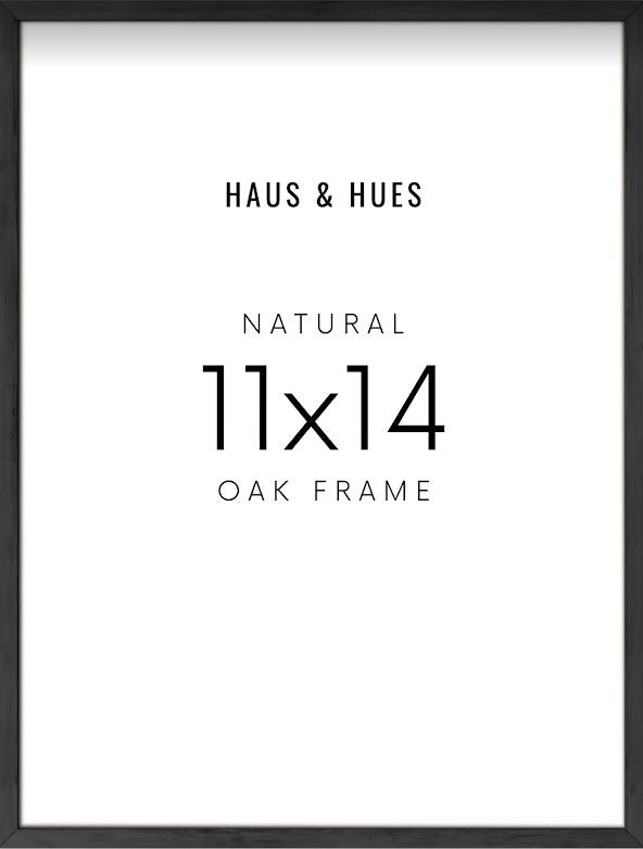 11 x 14" Black Oak Frame